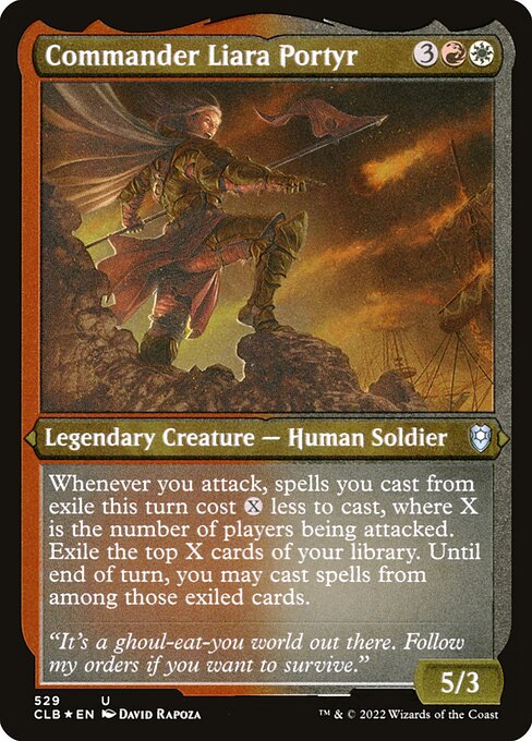 Commander Liara Portyr (Foil Etched)