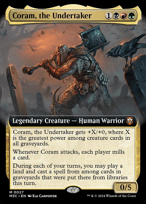 Coram, the Undertaker (Extended Art)